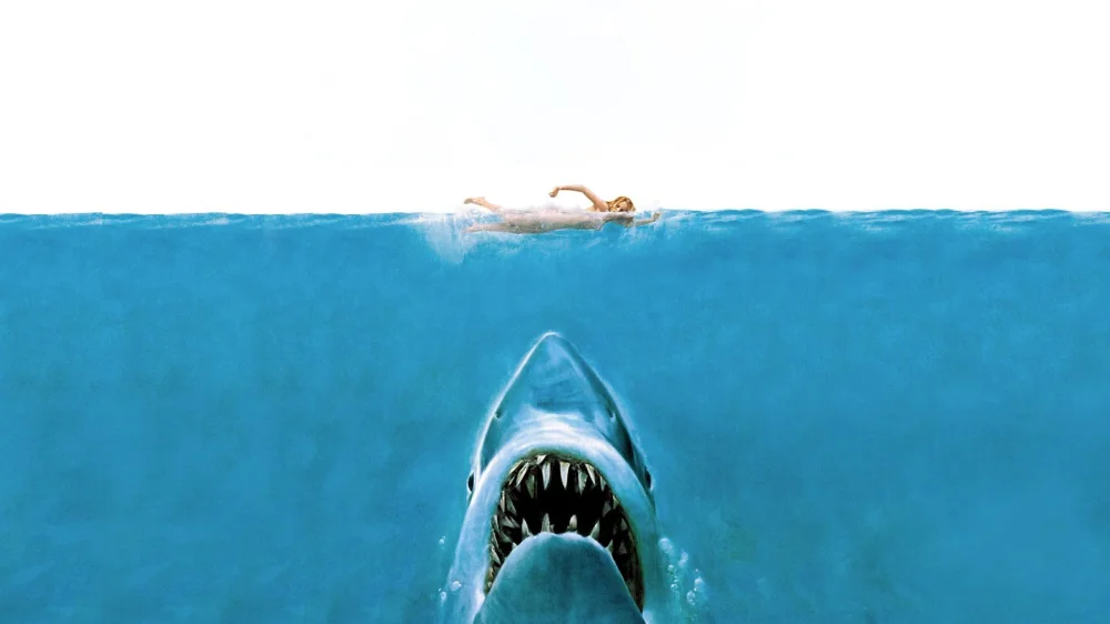 Jaws (1975) cover